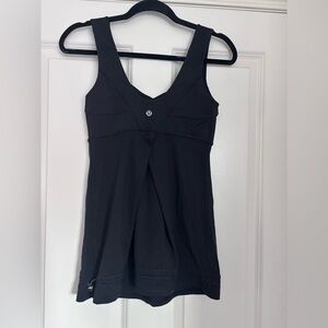 lululemon athletica Black  Crossback Tank Top